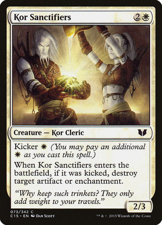 Kor Sanctifiers [Commander 2015] | Cracking-Singles