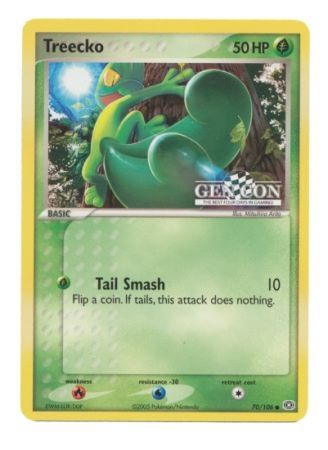 Treecko (70/106) (Gen Con The Best Four Days in Gaming Promo) [EX: Emerald] | Cracking-Singles