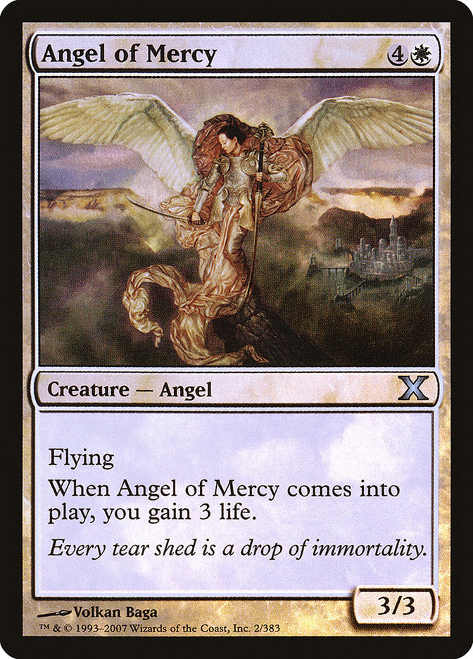 Angel of Mercy (Premium Foil) [Tenth Edition] | Cracking-Singles