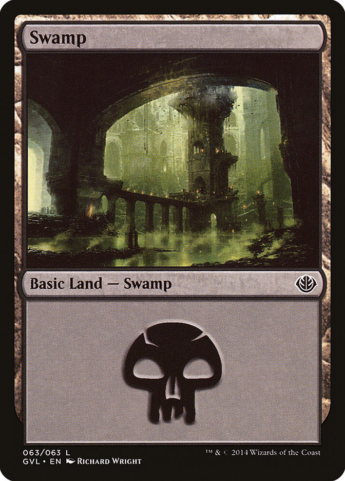 Swamp (63) (Garruk vs. Liliana) [Duel Decks Anthology] | Cracking-Singles