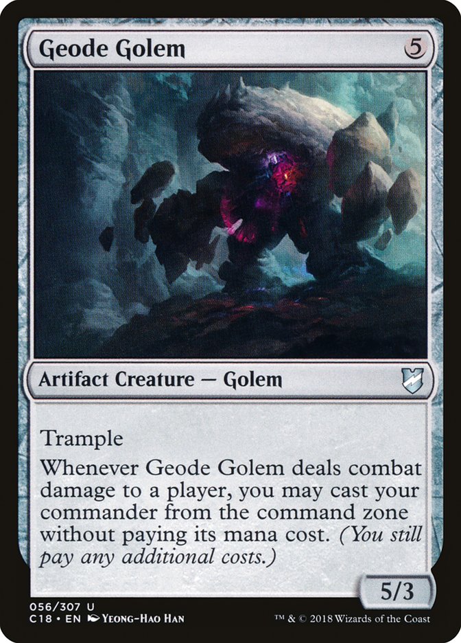 Geode Golem [Commander 2018] | Cracking-Singles