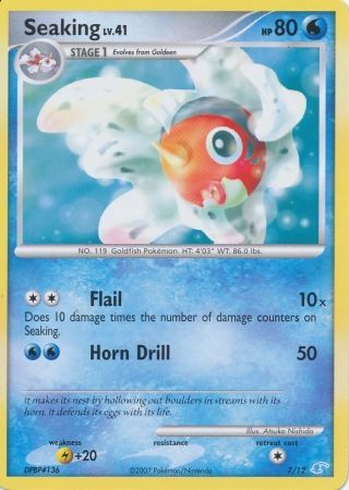 Seaking (7/12) [Diamond & Pearl: Trainer Kit - Manaphy] | Cracking-Singles