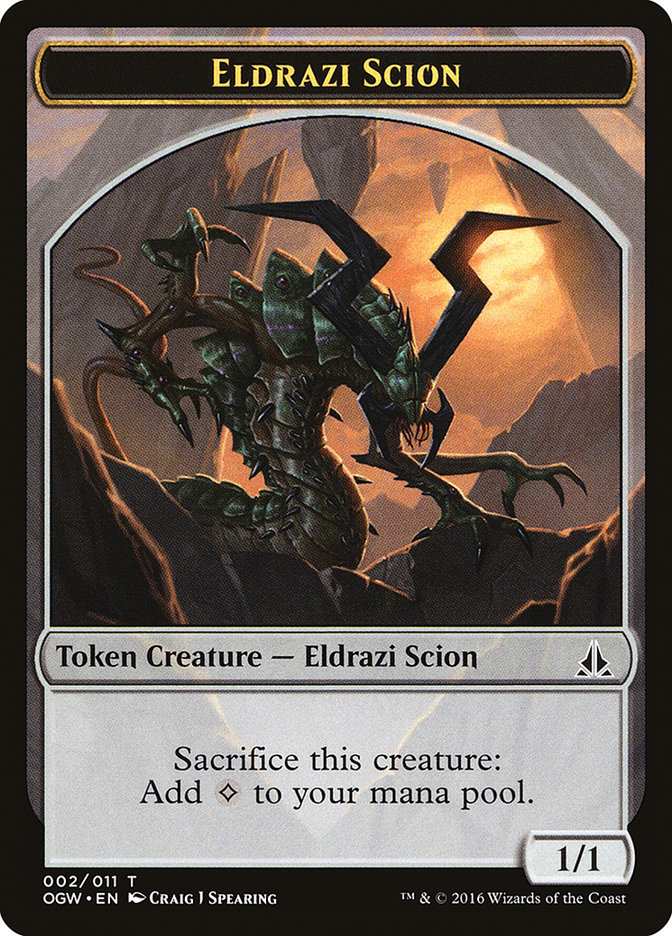 Eldrazi Scion (002/011) [Oath of the Gatewatch Tokens] | Cracking-Singles