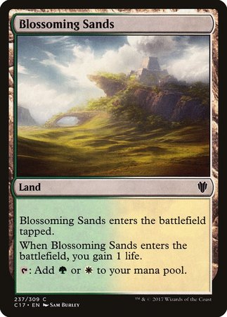 Blossoming Sands [Commander 2017] | Cracking-Singles