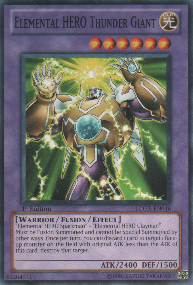 Elemental HERO Thunder Giant [LCGX-EN046] Common | Cracking-Singles