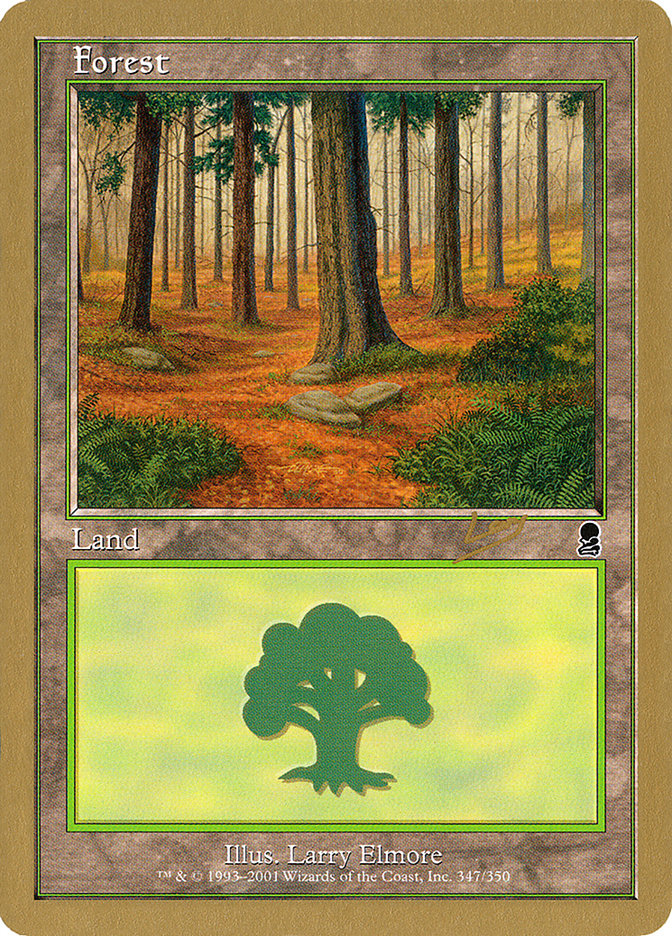 Forest (rl347) (Raphael Levy) [World Championship Decks 2002] | Cracking-Singles