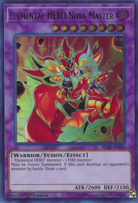 Elemental Hero Nova Master [BLLR-EN056] Ultra Rare | Cracking-Singles