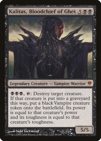 Kalitas, Bloodchief of Ghet [Zendikar] | Cracking-Singles