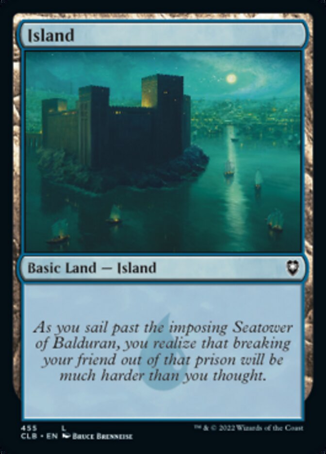 Island (455) [Commander Legends: Battle for Baldur's Gate] | Cracking-Singles