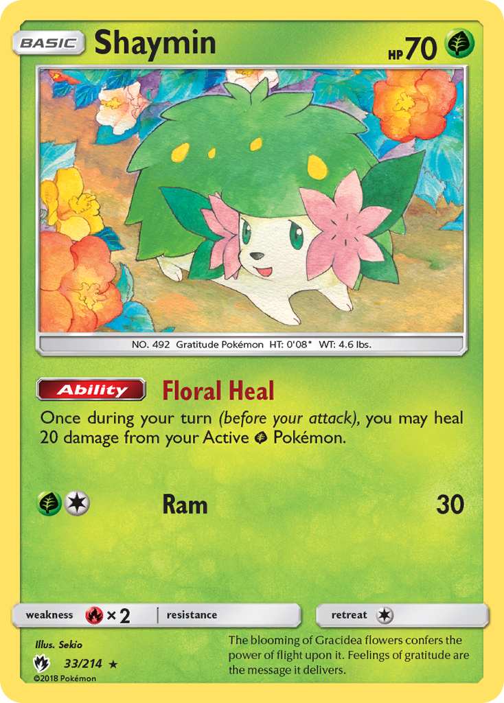 Shaymin (33/214) [Sun & Moon: Lost Thunder] | Cracking-Singles