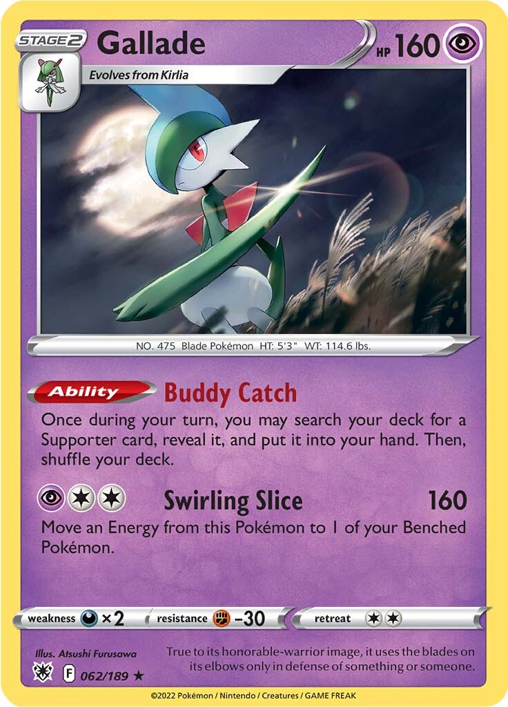 Gallade (062/189) [Sword & Shield: Astral Radiance] | Cracking-Singles