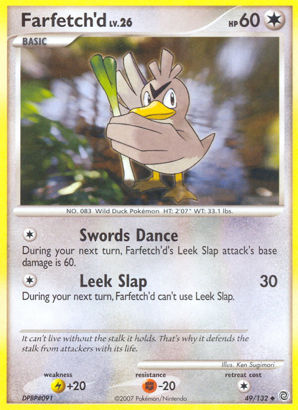 Farfetch'd (49/132) [Diamond & Pearl: Secret Wonders] | Cracking-Singles