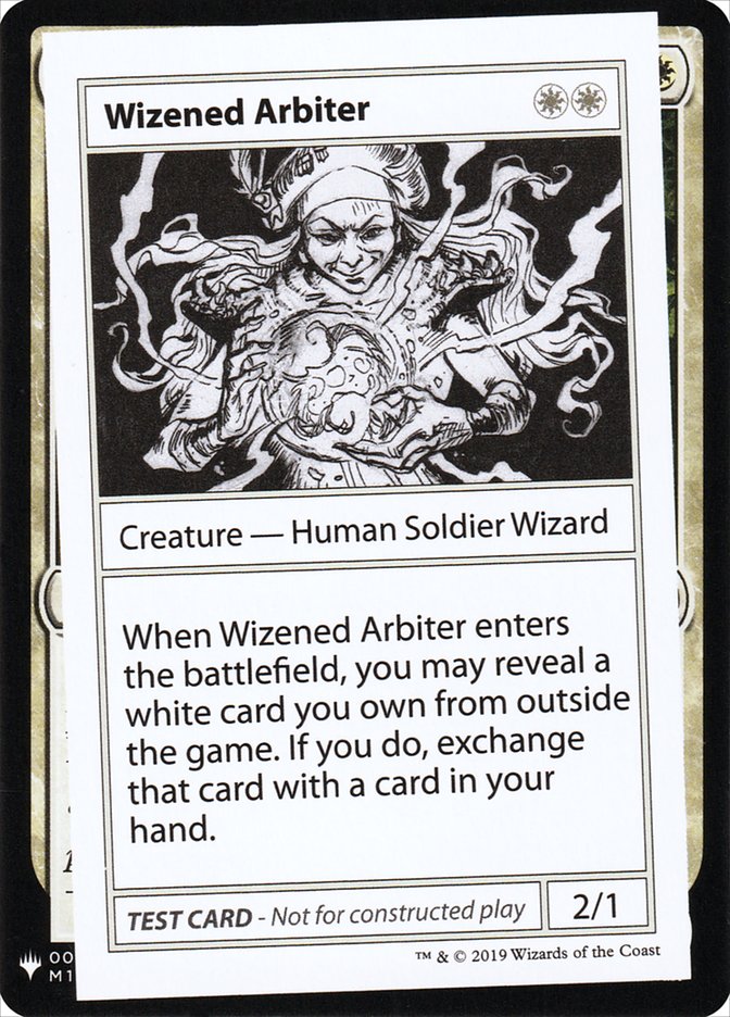 Wizened Arbiter [Mystery Booster Playtest Cards] | Cracking-Singles