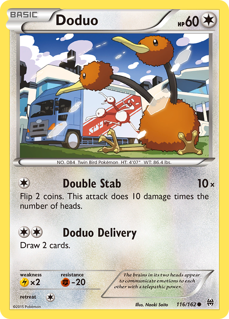 Doduo (116/162) [XY: BREAKthrough] | Cracking-Singles