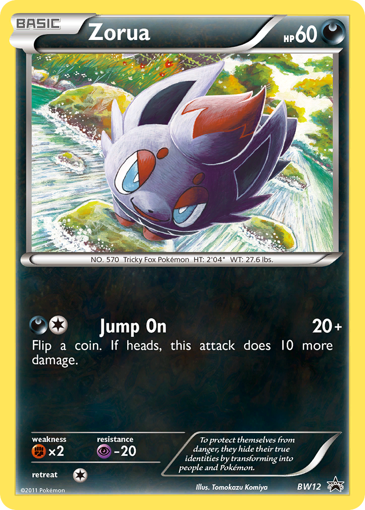 Zorua (BW12) [Black & White: Black Star Promos] | Cracking-Singles