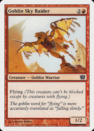 Goblin Sky Raider [Ninth Edition] | Cracking-Singles