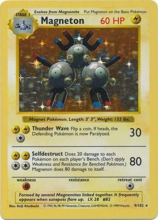 Magneton (9/102) [Base Set Shadowless Unlimited] | Cracking-Singles