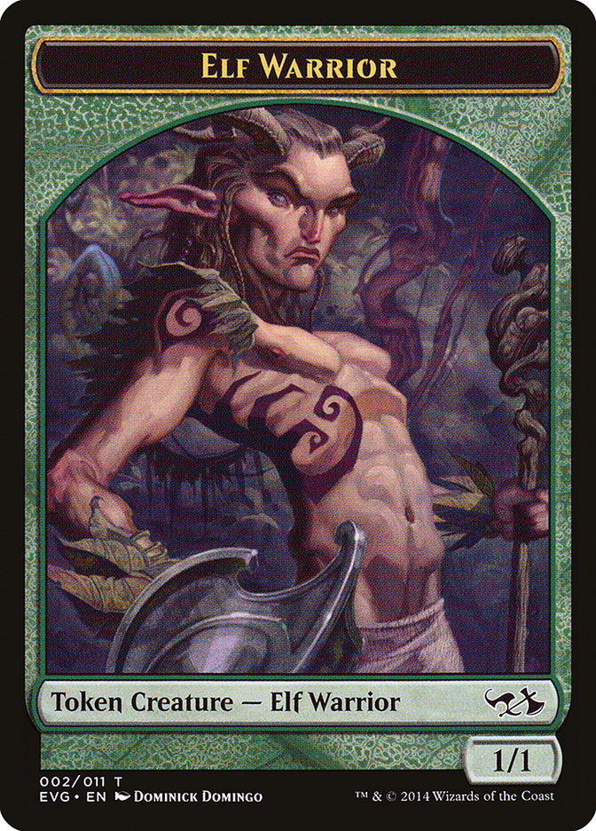 Elf Warrior Token (Elves vs. Goblins) [Duel Decks Anthology Tokens] | Cracking-Singles