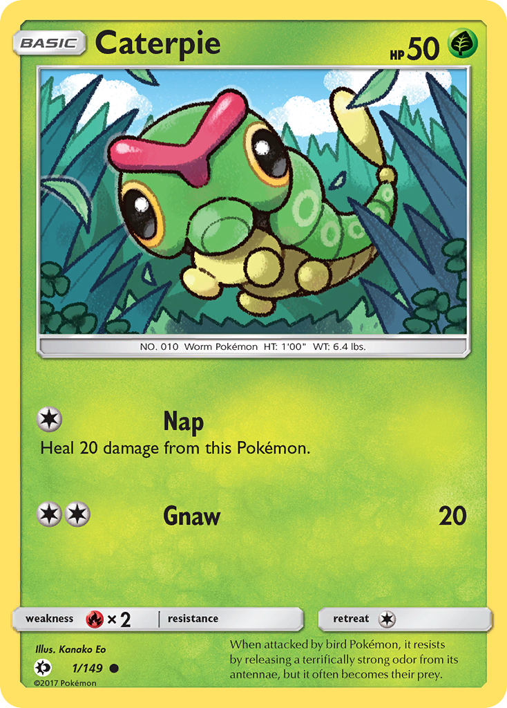 Caterpie (1/149) [Sun & Moon: Base Set] | Cracking-Singles