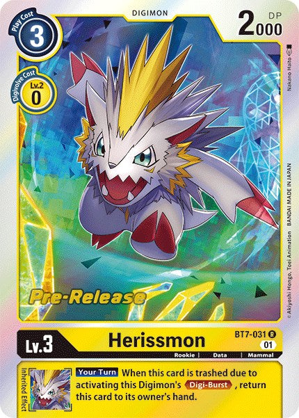 Herissmon [BT7-031] [Next Adventure Pre-Release Cards] | Cracking-Singles