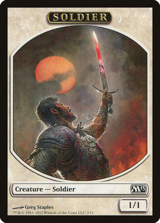 Soldier Token [Magic 2013 Tokens] | Cracking-Singles