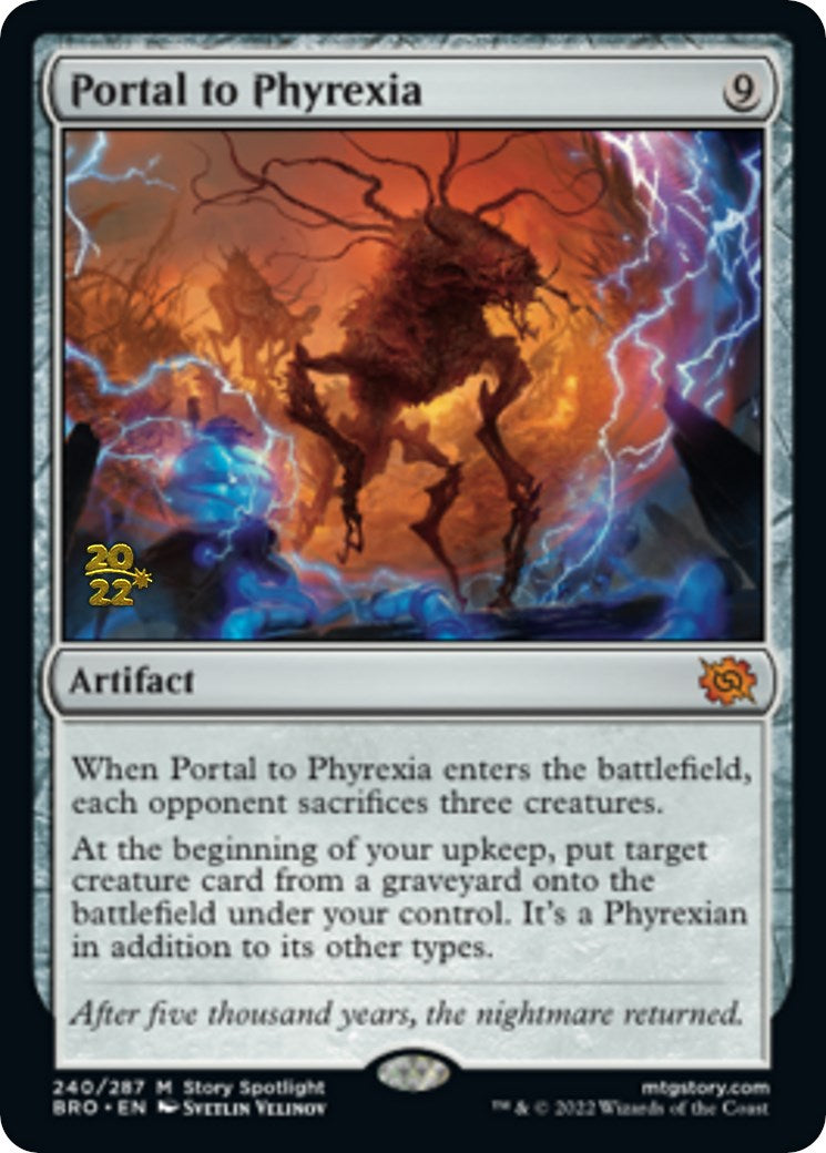 Portal to Phyrexia [The Brothers' War: Prerelease Promos] | Cracking-Singles