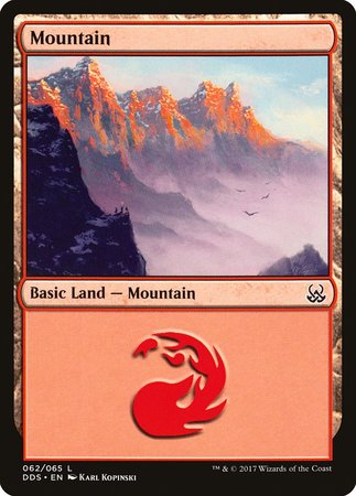 Mountain (62) [Duel Decks: Mind vs. Might] | Cracking-Singles