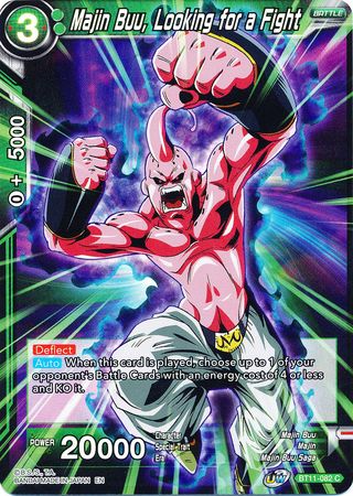 Majin Buu, Looking for a Fight [BT11-082] | Cracking-Singles