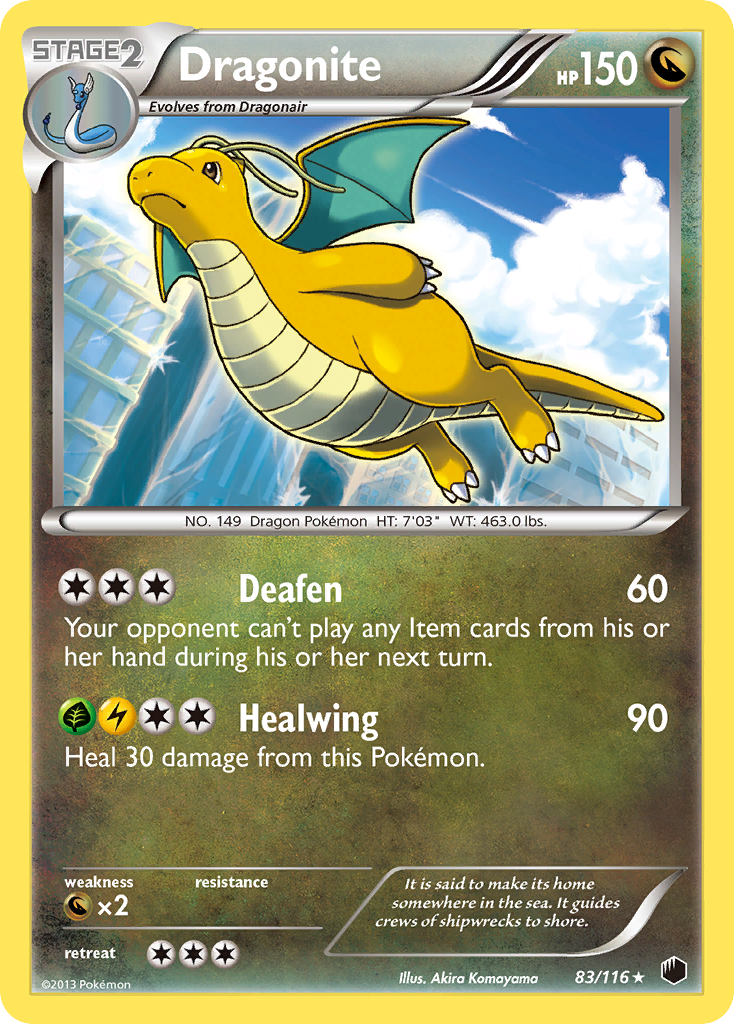 Dragonite (83/116) [Black & White: Plasma Freeze] | Cracking-Singles