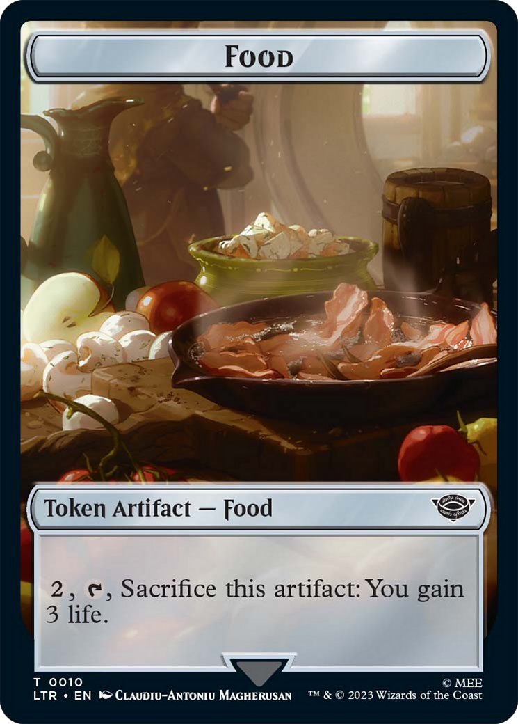 Soldier // Food Token [The Lord of the Rings: Tales of Middle-Earth Commander Tokens] | Cracking-Singles