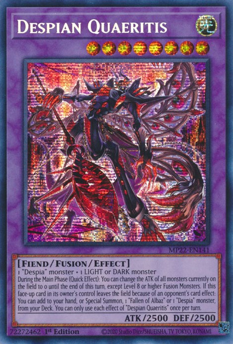 Despian Quaeritis [MP22-EN141] Prismatic Secret Rare | Cracking-Singles