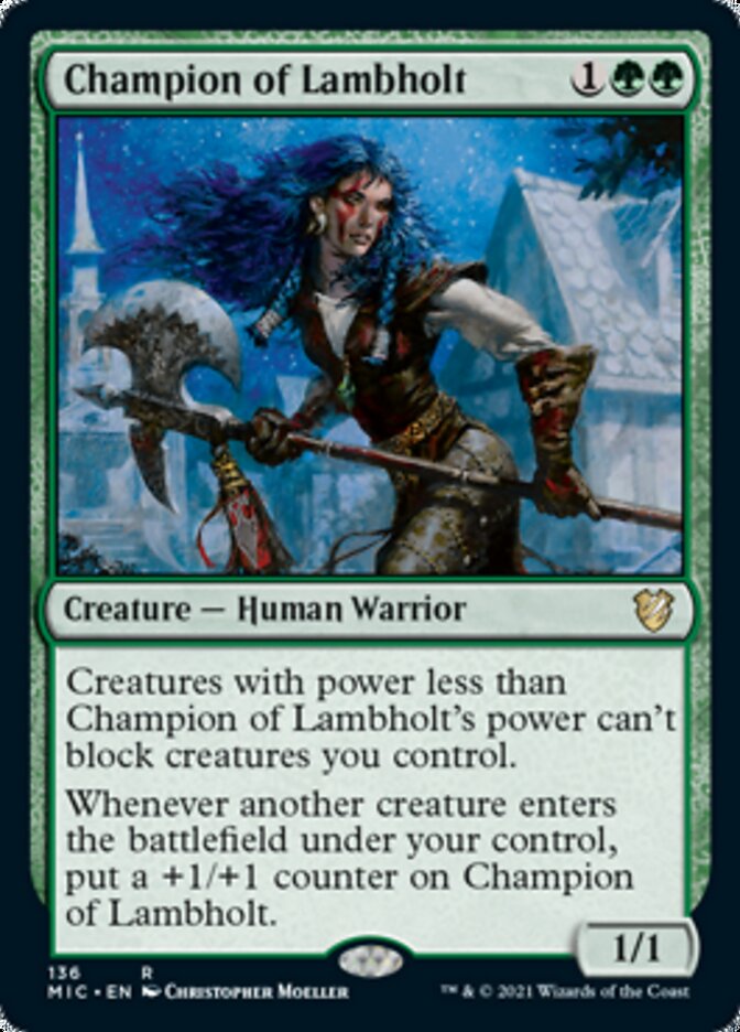 Champion of Lambholt [Innistrad: Midnight Hunt Commander] | Cracking-Singles