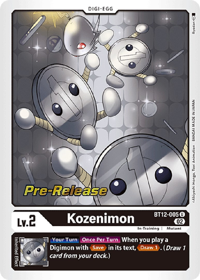 Kozenimon [BT12-005] [Across Time Pre-Release Cards] | Cracking-Singles