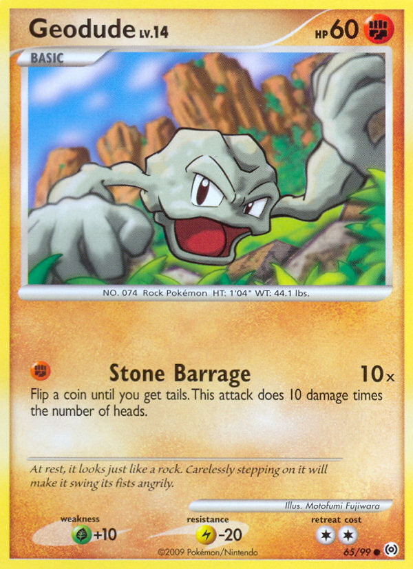 Geodude (65/99) [Platinum: Arceus] | Cracking-Singles