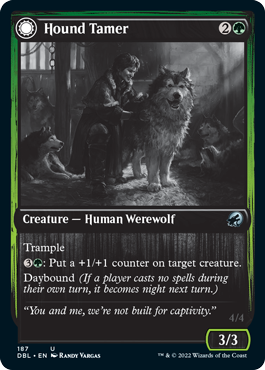 Hound Tamer // Untamed Pup [Innistrad: Double Feature] | Cracking-Singles