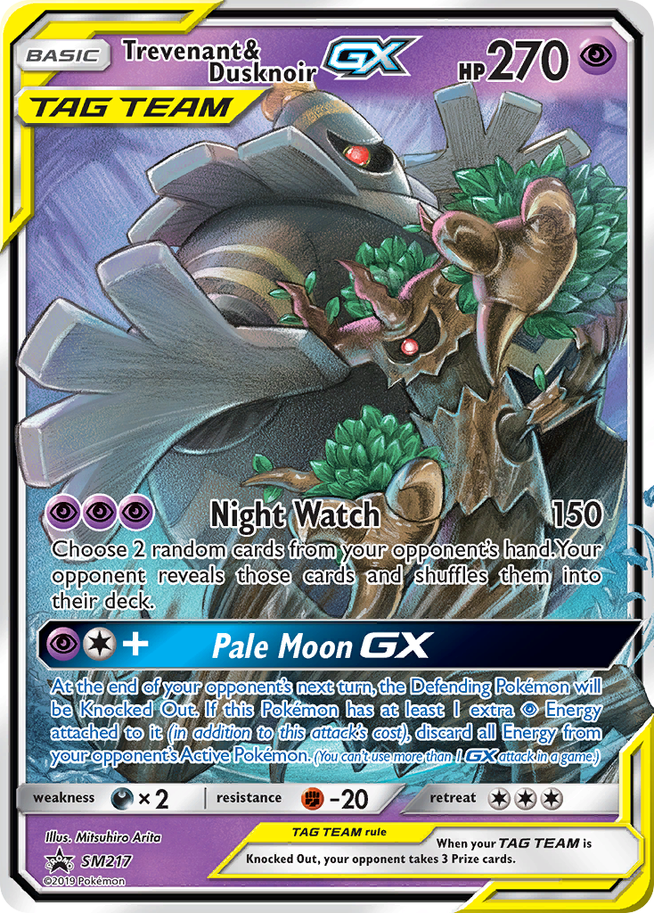 Trevenant & Dusknoir GX (SM217) [Sun & Moon: Black Star Promos] | Cracking-Singles