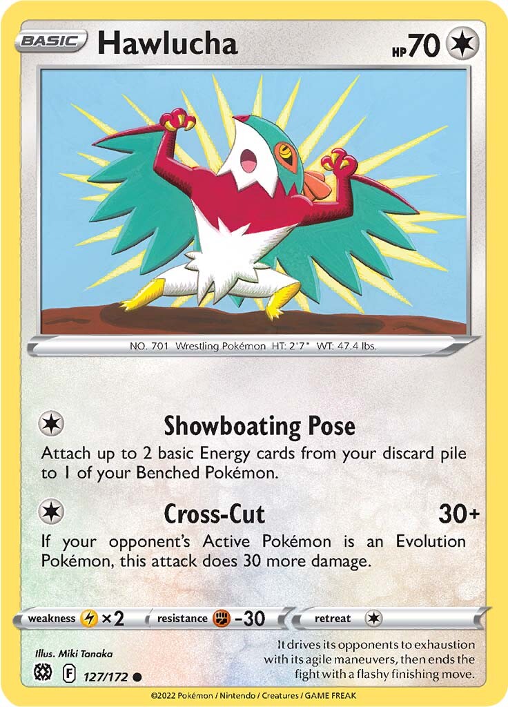 Hawlucha (127/172) [Sword & Shield: Brilliant Stars] | Cracking-Singles