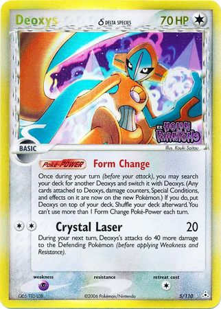 Deoxys (5/110) (Delta Species) (Stamped) [EX: Holon Phantoms] | Cracking-Singles