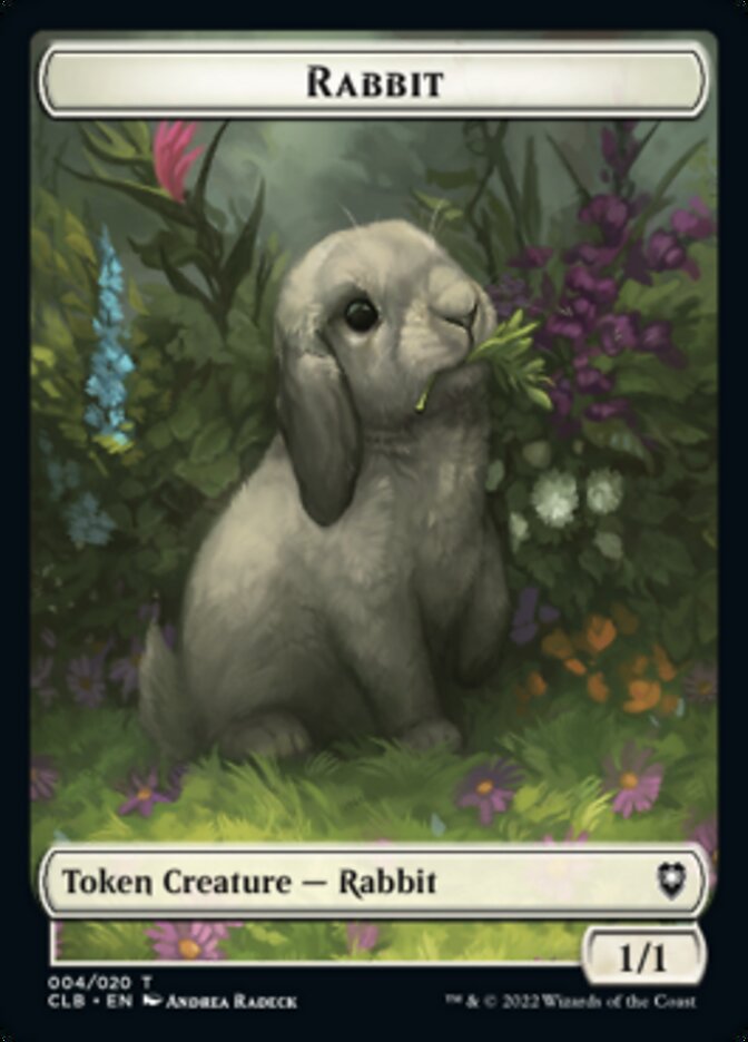 Rabbit Token [Commander Legends: Battle for Baldur's Gate Tokens] | Cracking-Singles