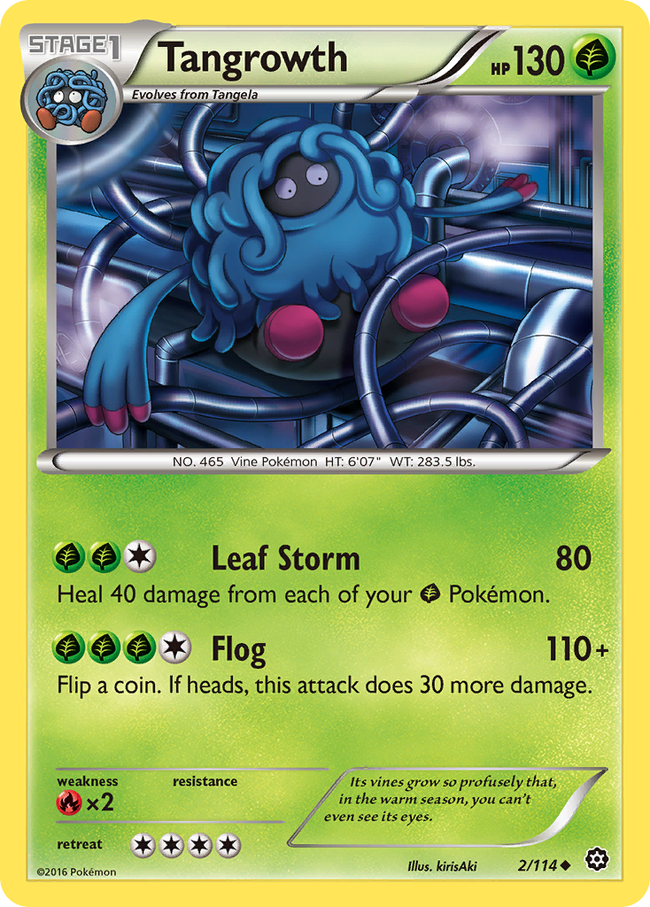 Tangrowth (2/114) [XY: Steam Siege] | Cracking-Singles