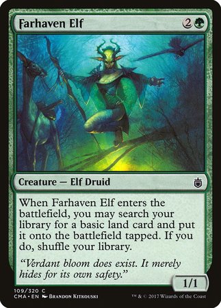 Farhaven Elf [Commander Anthology] | Cracking-Singles