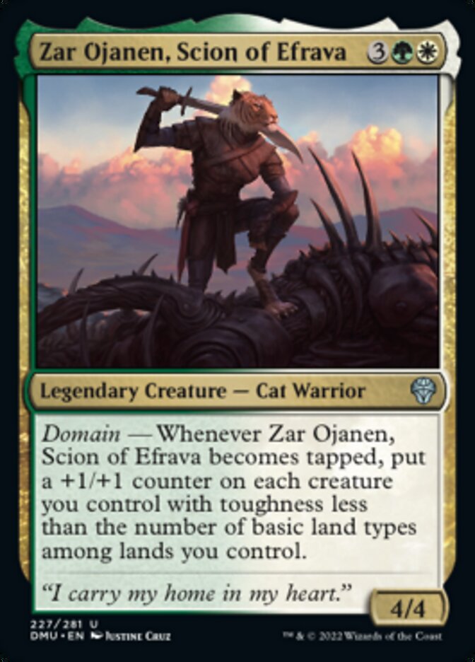 Zar Ojanen, Scion of Efrava [Dominaria United] | Cracking-Singles