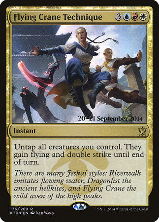 Flying Crane Technique [Khans of Tarkir Promos] | Cracking-Singles