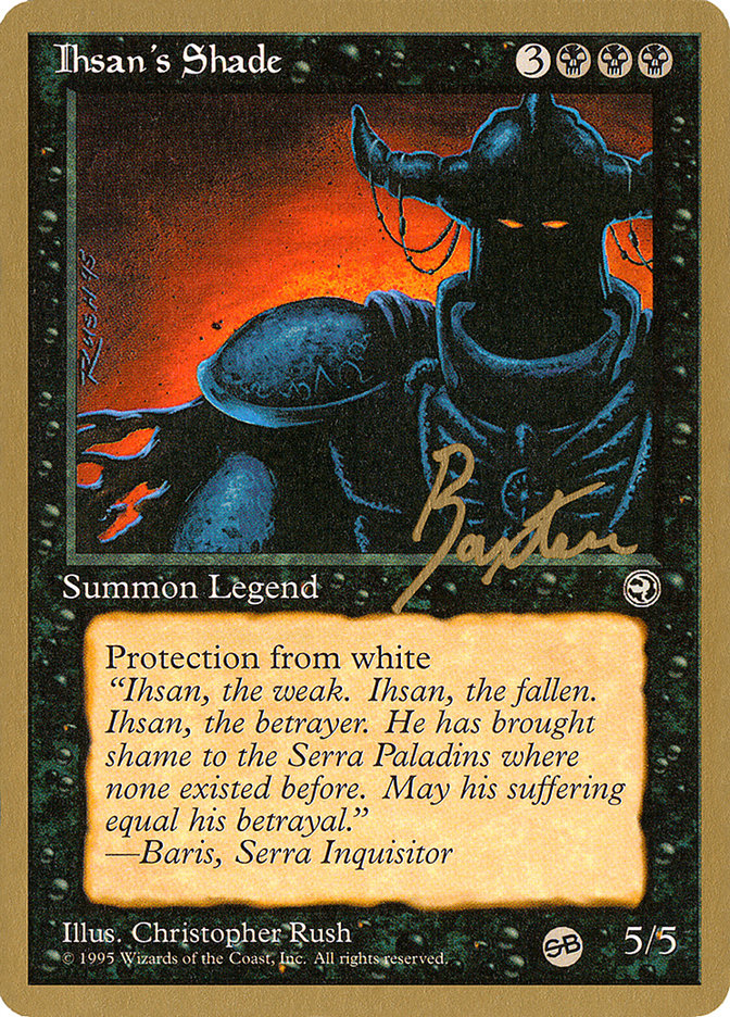 Ihsan's Shade (George Baxter) (SB) [Pro Tour Collector Set] | Cracking-Singles