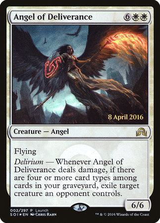 Angel of Deliverance [Shadows over Innistrad Promos] | Cracking-Singles