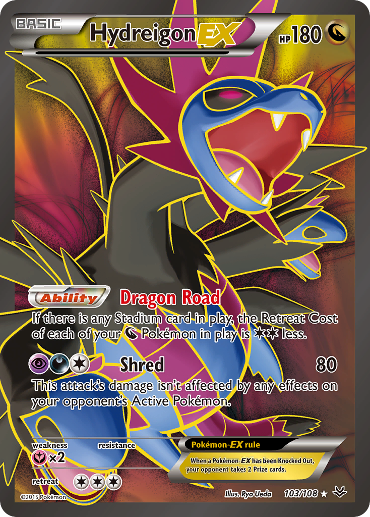 Hydreigon EX (103/108) [XY: Roaring Skies] | Cracking-Singles