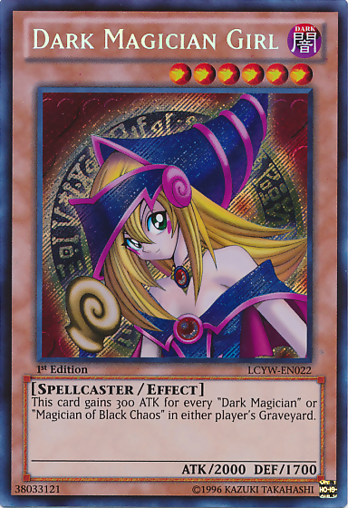 Dark Magician Girl [LCYW-EN022] Secret Rare | Cracking-Singles