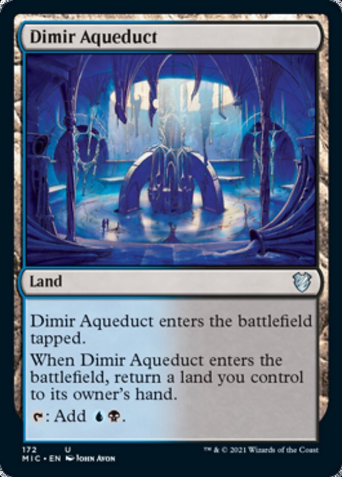 Dimir Aqueduct [Innistrad: Midnight Hunt Commander] | Cracking-Singles