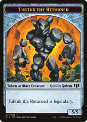 Daretti, Scrap Savant Emblem // Tuktuk the Returned Double-sided Token [Commander 2014 Tokens] | Cracking-Singles