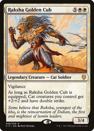 Raksha Golden Cub [Commander 2017] | Cracking-Singles